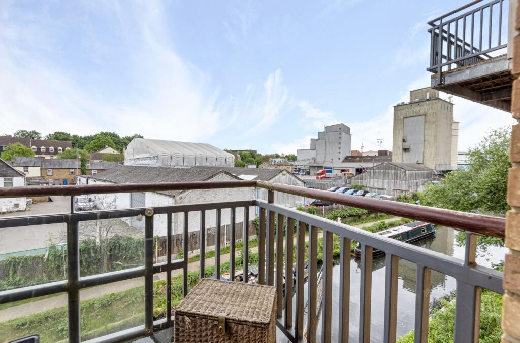 Balcony overlooking the river